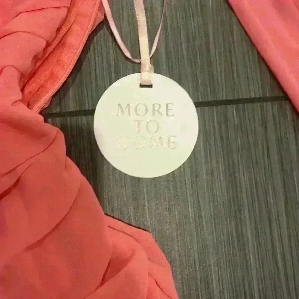 Revolve More To Come Pink Petra Long Blouson Sleeves Ruched Mini Dress Size XS - Picture 6 of 13